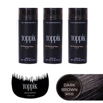 ShengjinToppik 미국 Dingfeng 추가 머리 비밀 유물 가발 재발행 남자와 여자의 라인 고밀도 단백질 섬유 분말xcgbsgg, 다크 브라운 구입 무료 (최적화 빗)