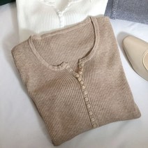 반집업 맨투맨 브이넥 새로운 레트로 슬림 v 넥 꽉 끼는 풀오버 내부 스웨터 여성 얇은 긴 소매 니트 기본 탑 가을 겨울