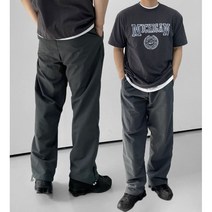 나일론팬츠 스트링 조거팬츠 남자와이드팬츠 방수