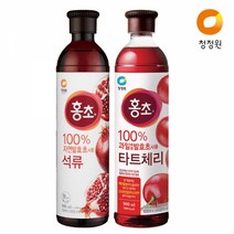 [청정원] 홍초 석류900ml x1개 + 타트체리900ml x1개, 1개, 단품