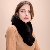 [앙스블랑] 리얼 사가 폭스 퍼 머플러 명품 모피 목도리 088