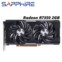 100% 오리지널 사파이어 R7 350 2GB 그래픽 카드 AMD GPU Radeon R7350 2GB GTX 비디오 컴퓨터 게임 스크린 카드 RTX 데스크탑 PC