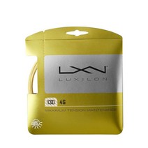럭실론Luxilon 4G 125 테니스 스트링 - 세트 골드, Gold