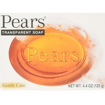 Pears Gentle Care Transparent Soap 피어스 젠틀 케어 트랜스페어런트 솝 4.4oz(125g), 12팩