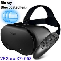 VR 블록체인 VR게임VRG 프로 X7 안경 블루 라이트 눈 보호 가상 현실 헬멧 5-7 인치 지능형 전화기 호환, 한개옵션1, 03 Set 3