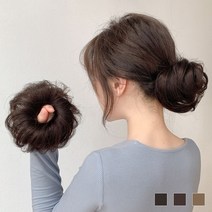 OD-230336 묶음머리가발 업스타일 똥머리 부분가발 여자패션가발 올림머리 컬 헤어밴드