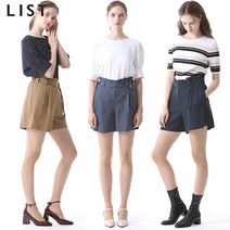 리스트 소프트린넨 롱벨트 원턱 숏팬츠