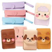 가죽공예 필통 미니가방 만들기 키트 패키지 민화샵 크로스백 핸드폰가방, E-2 필통 파우치_블루