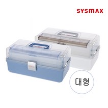시스맥스 애니박스 대형 공구함 다용도함 악세사리정리함, 블루