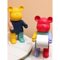 두루마리 인테리어 소품 난폭한 알록달록 걸이 케이스 휴지, E. 보라색 도금