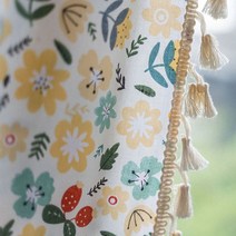 쉬폰커튼 꽃무늬커튼 거실 속 레이스 커튼 빈티지 안방