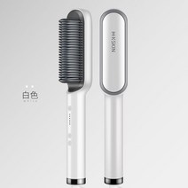 빗고데기 헤어 스트레이트 스타일링 미니 고대기, 화이트