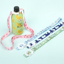 물병스트랩 음료홀더 몰랑이목걸이스트랩생수병스트랩, 달빛몰랑물병스트랩