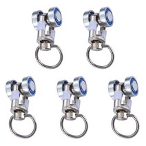 커튼레일설치 커튼레일 브라켓 이중커튼레일 커튼 트랙 롤러 천장 풀리 글라이더 사일런트 후크 금속 휠, 01 Assorted Color