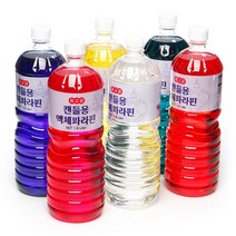 캔들용 액체파라핀 1.8 L 파라핀 오일 1상자 (12병), 노랑