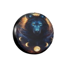 타이어보관1Pcs Car 14" Inch Polyester Leather Spare Wheel Tire Cover Case Bag Pouch Waterproof, 04 14 inch