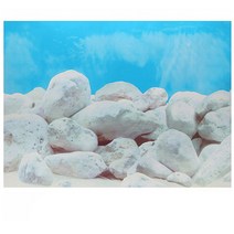 흰조약돌 백스크린, 1개, 60cm, 상세 설명 참조