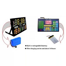 스코어보드 라이브 전자점수판 전자 크리켓 득점판 LED 농구용 디지털