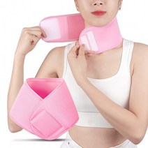 목주름 보습밴드 목주름밴드 젊어지기, 1개, 목주름 방지 밴드/핑크