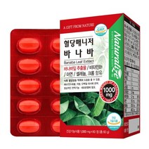 당뇨영양제 바나바 (1 000mg x 60정), 60개, 식후혈당상승억제