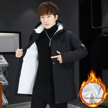 Z3JC 하프 자켓 기모 도톰 멋스럽게 코디 남성 트렌치코트