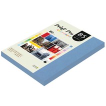 종이문화 프린트프로 칼라복사지 B5 80g No.17 딥블루 170매, 170개