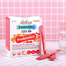 힐링 프로바이오틱스 프리 신바이오틱스 모유유래유산균 lgg유산균 석류농축분말 엽산 셀레늄 비타민11종 FOS 장냉유익균 배변활동 뱃살 여성유산균, 30포, 2g