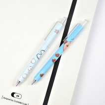 몽알몽알 반짝 중성펜 1000, 초코