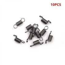 스트럿 바 100 개/대 15mm 텐션 스프링 스테인레스 스틸 양면 귀 장력 봄 장난감 액세서리 수제 DIY, 01 10pcs