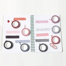 테라조8종 마스킹테이프, 네이비테라조