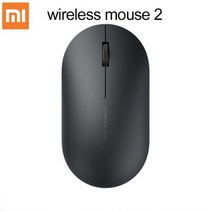 XIAOMI MIJIA 무선 마우스2.4GHz 미니 휴대용, 마우스 2 블랙