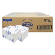 크리넥스 5315161 냅킨 스탠다드(1겹) 180매 40밴드 한박스, 40팩, 화이트