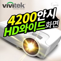 비비텍 빔프로젝터 BW572 HD고화질 빔프로젝트 추천 가정용 회의용 학원용 업소용
