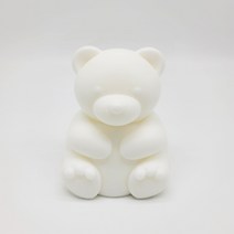 제이앤메이드 입체 앉은 곰몰드 수제몰드, 대형 곰