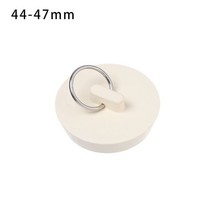 세면대 스토퍼 배수구 마개 고장 동그라미 실리콘 막힘 방지 주방 싱크 교체 욕조 플매트 카펫 매트 러그 욕실 범용 배수, [16] 44-47mm