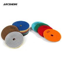 가성비 4인치 100mm 80mm 다이아몬드 습식 연마 패드 디스크 화강암 대리석 콘크리트 석재 연삭 공구, 06 800_01 3 inch