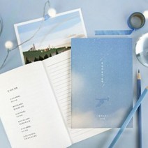 글입다 정지용 물 먹은 별이 반짝 필사노트 B6, 단품