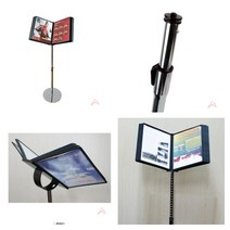 ◆JOONA★ 스탠드 A4 메뉴북 스탠드게시판 야외메뉴판 스탠드메뉴판판거치대