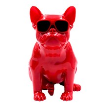 CHINA 불독 블루투스 s5 자르 스피커 프렌치불독 강아지스피커, PE 실버, 전신 소형