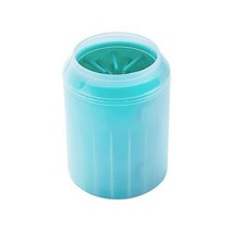 강아지산책후발 강아지발세척기 휴대용 고양이 개 발 세척 실리콘 브러시 컵 애완 동물 청소 도구 클리너, [01] 주황색, [03] S