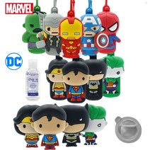 마블 DC코믹스 차량용 방향제 휴대용 손소독제 디퓨저 아이언맨 원더우먼 슈퍼맨, 슈퍼맨(하와이안)