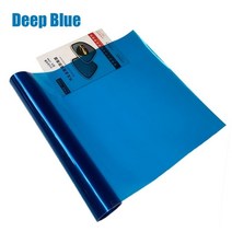 자동차 차량 셀프 썬팅 틴트 필름 썬팅지 라이트 연기 안개등 헤드라이트 미등 비닐 시트 스티커 방수 바디 커버 스타일링 앞유리썬팅 틴팅, 9.Deep blue  40cmx100cm