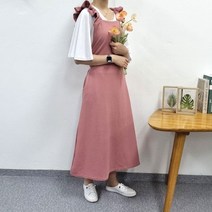 여성빅사이즈 원피스 러빗 프릴 롱 원피스/뷔스티에 플레어 구김없고 신축성좋은 (4color) 88까지