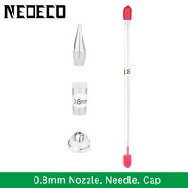 페인트 도색 프라모델 에어스프레이건 0.3mm 0.5mm 0.8mm 에어 브러시 13