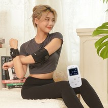 발락 골프 테니스 손목 팔꿈치 엘보 통증 보호대 마사지기 세트, 양손목 팔꿈치 세트