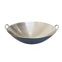 중국집 중화요리 궁중 팬 웍 튀김기 무쇠 주물 탕수육, 45cm