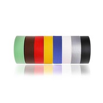 행사용품 컬러 무광 면테이프 50mm 1개 캠핑용 갑판, 갈색