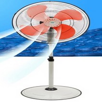 대형 선풍기 스탠드형 초강력 파워 모터 공기순환 공업용 산업용 넓은공간 24인치 업소용 사무실 작업장 매장 4엽날개 강력한바람 높낮이 조절 튼튼한 가성비좋은, HV-2400
