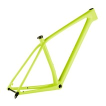 Spcycle 29er MTB 카본 프레임 BSA 12x148mm 부스트 XC 하드 테일 산악 자전거 프레임 초경량 T1000 29, Size M Matt, Light Yellow