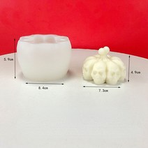 Diy용 죽음의 실리콘 양초 금형 수제 아로마 테라피 석고 장식품 영혼의 먹는 사람 금형 수공예품 만들기 도구, 03 Eight Pumpkin Skull